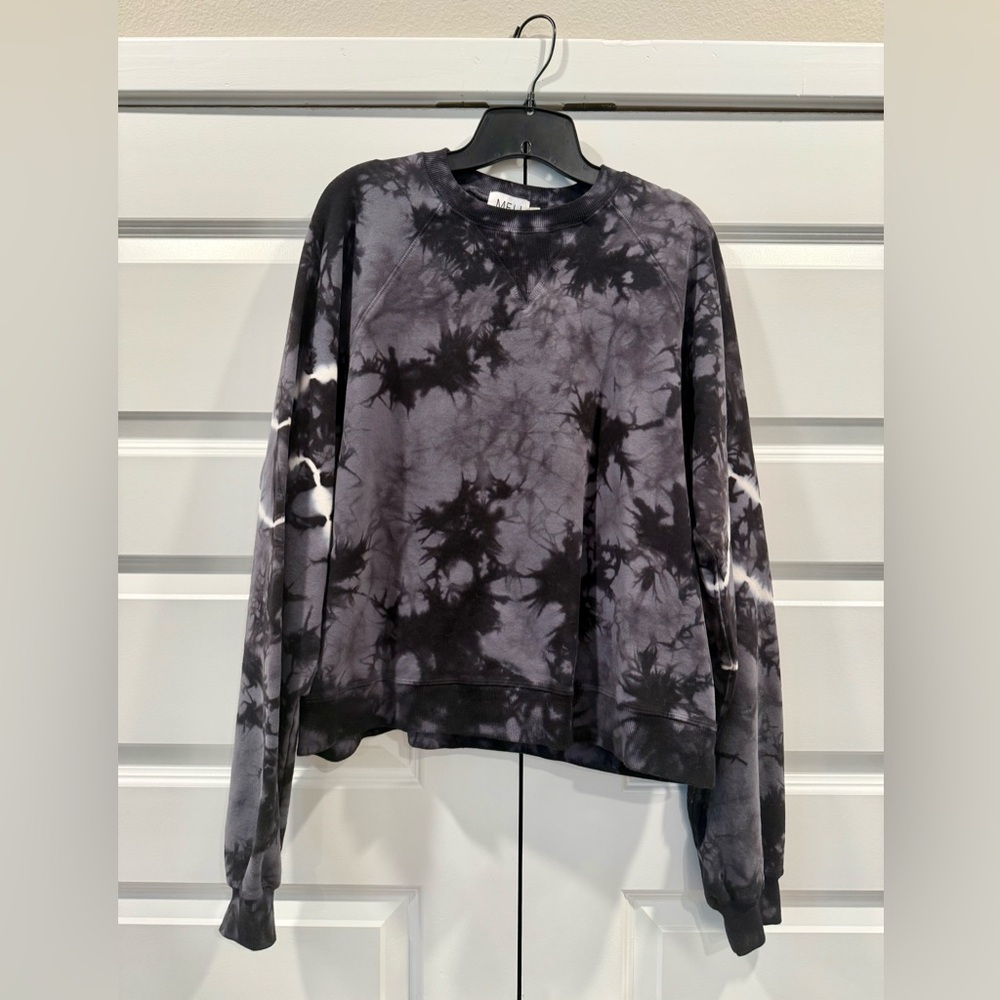 MELI Chic Tie-Dye Crew Neck Sweater